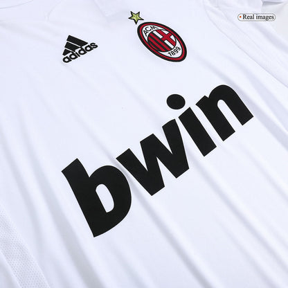 Ronaldinho #80 AC Milan 2009/10 Borte Retro drakt