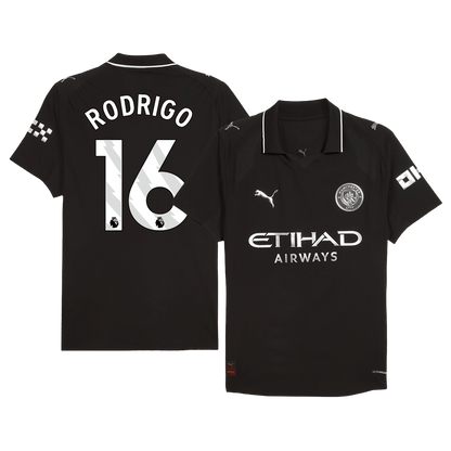 RODRIGO #16 Manchester City Borte Herrer Matchdrakt 2025/26