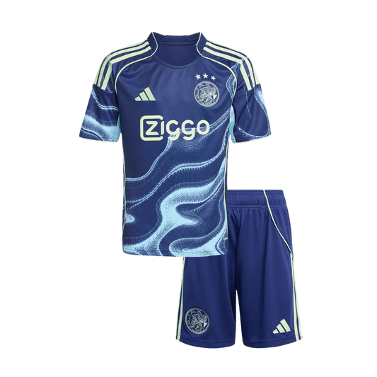 Ajax Borte Barn Drakt + Shorts 2025/26