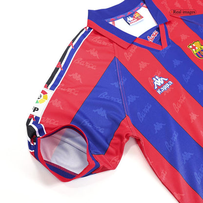 Stoichkov #8 Barcelona 1996/97 Hjemme Retro drakt