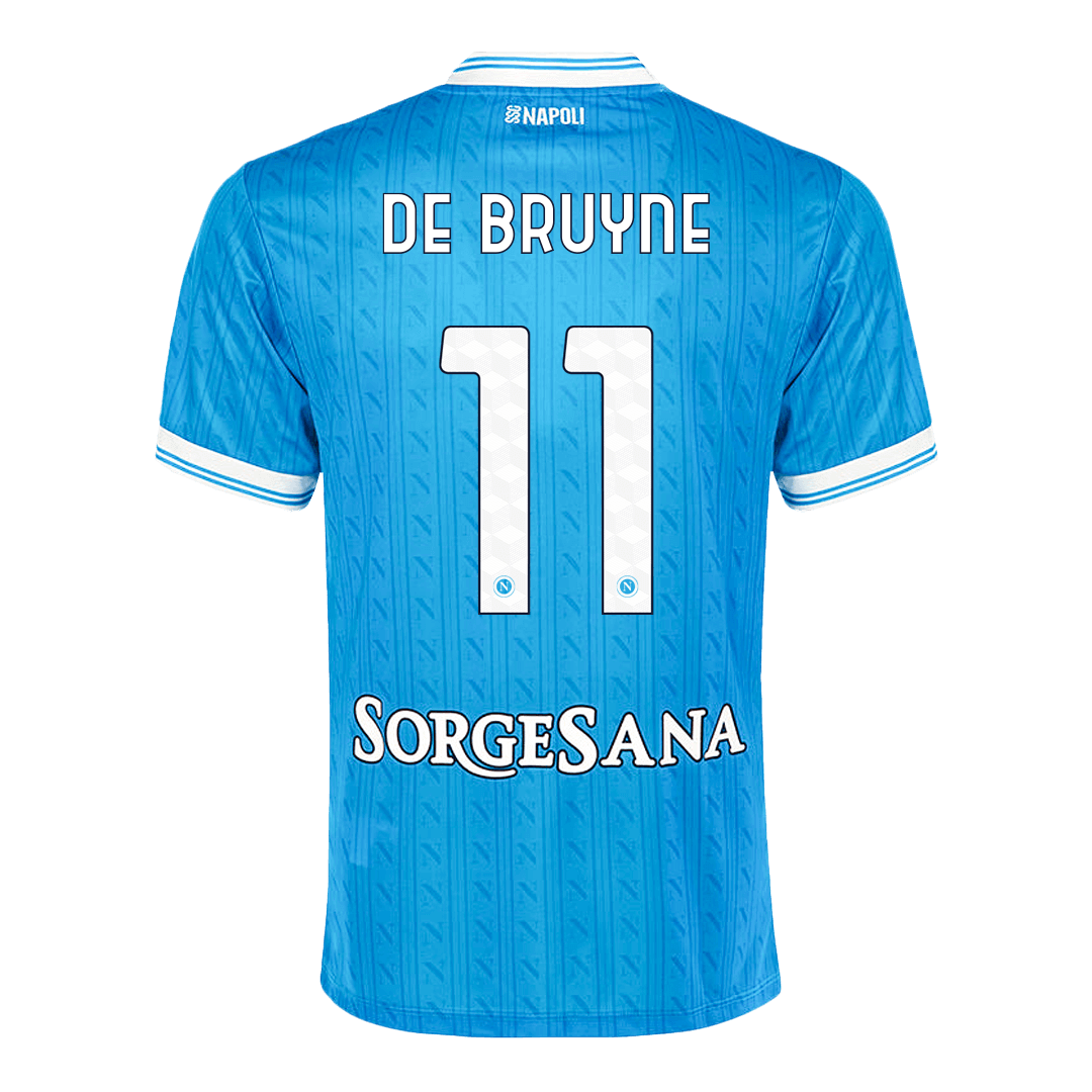 DE BRUYNE #11 Napoli Hjemme Herrer Fan-drakt 2025/26