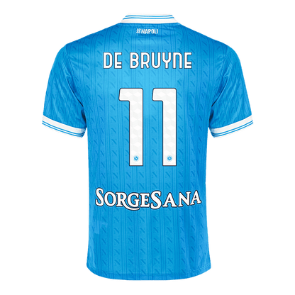 DE BRUYNE #11 Napoli Hjemme Herrer Fan-drakt 2025/26
