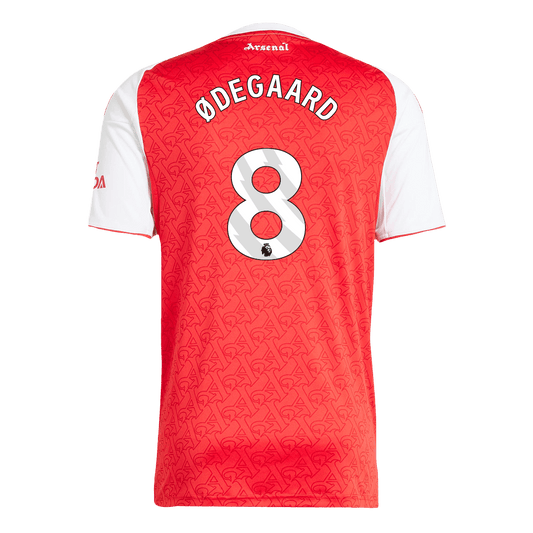 ØDEGAARD #8 Arsenal Hjemmedrakt Herrer Fan-drakt 2025/26 Rød