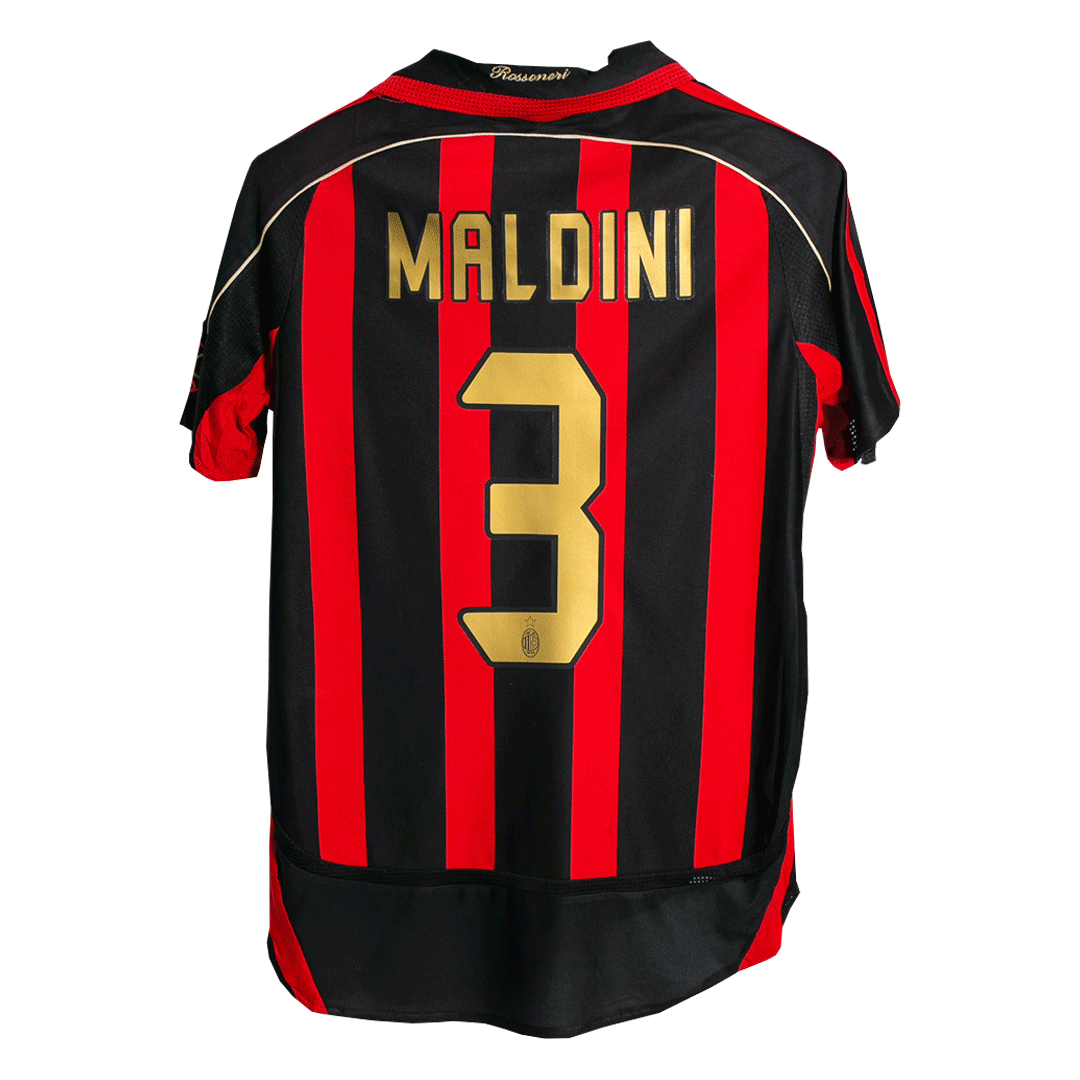 MALDINI #3 AC Milan 2006/07 Hjemme Retro drakt