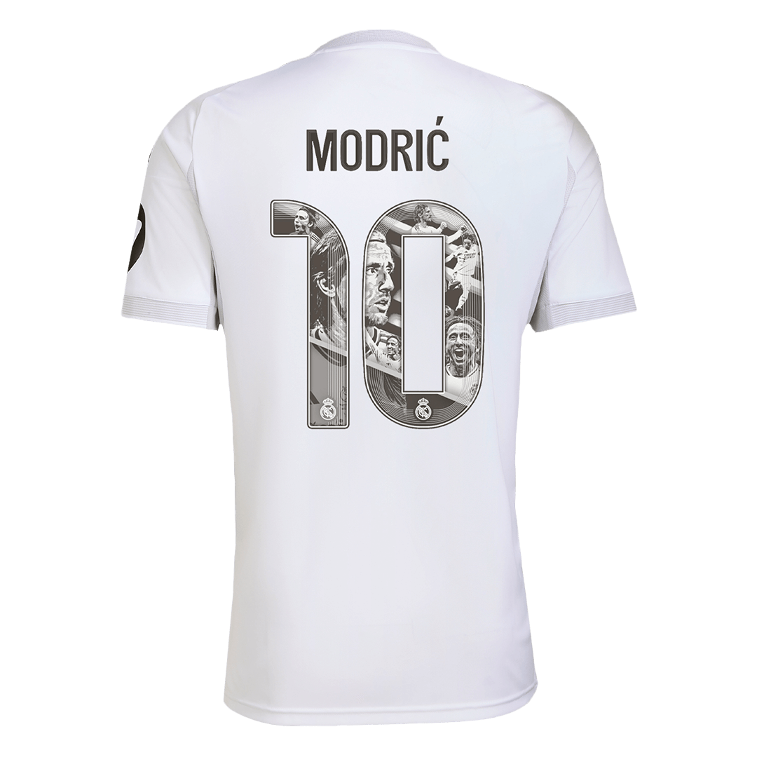 Special #10 Real Madrid Hjemme MODRIĆ Hvit Herrer Fan-drakt 2025/26