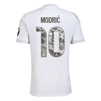 Special #10 Real Madrid Hjemme MODRIĆ Hvit Herrer Fan-drakt 2025/26