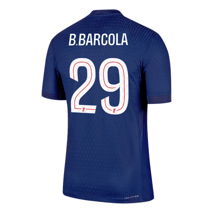 B.BARCOLA #29 PSG Hjemme Herrer Matchdrakt 2025/26