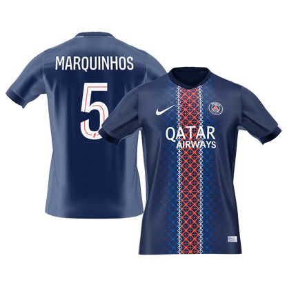 MARQUINHOS #5 PSG Hjemme Herrer Fan-drakt 2025/26