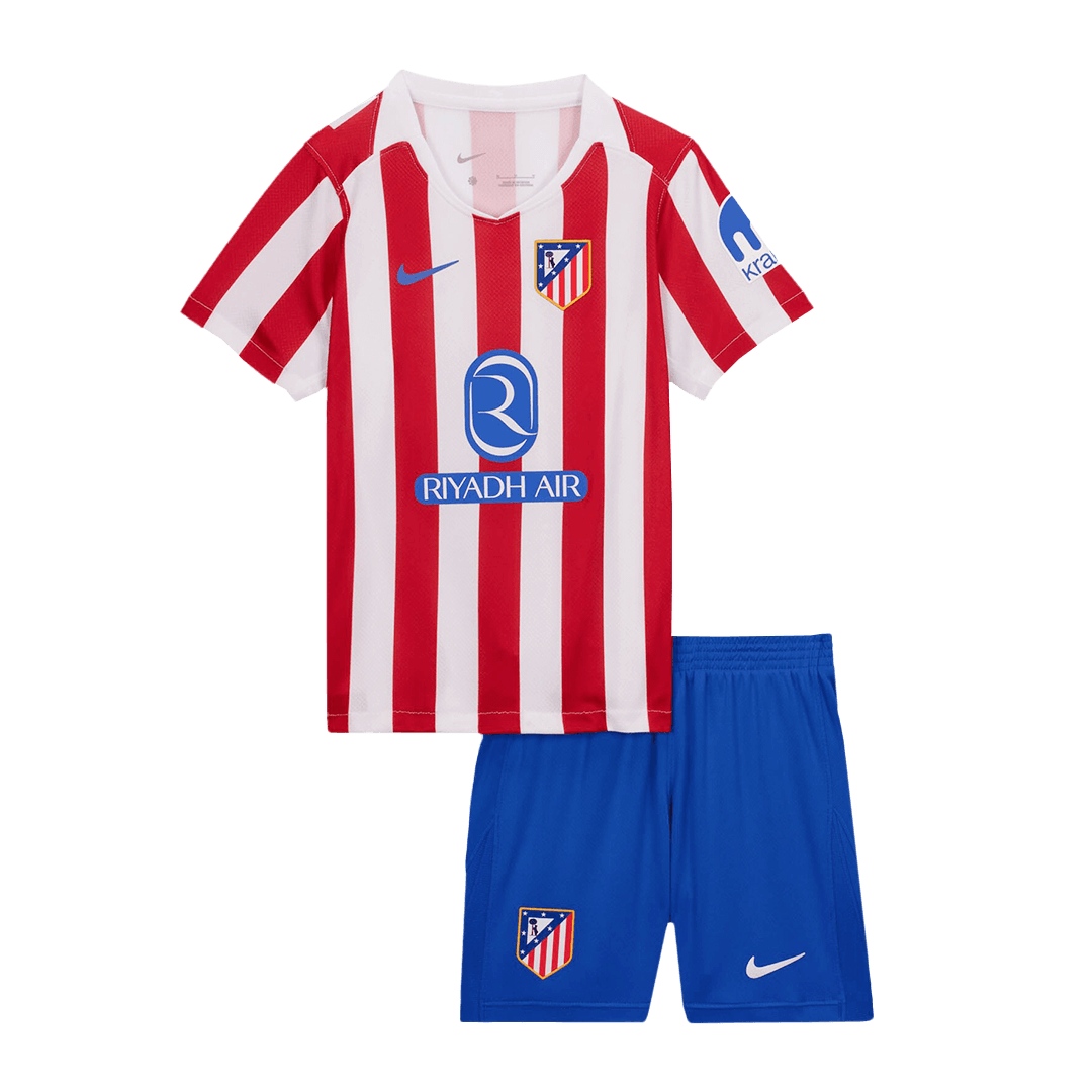 Atletico Madrid Hjemme Barn Drakt + Shorts 2025/26
