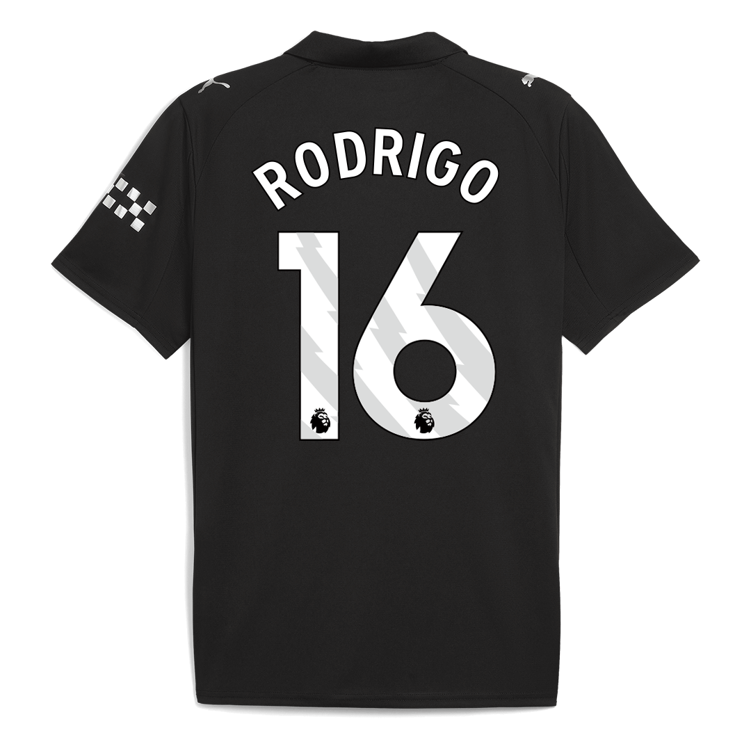 RODRIGO #16 Manchester City Borte Herrer Fan-drakt 2025/26