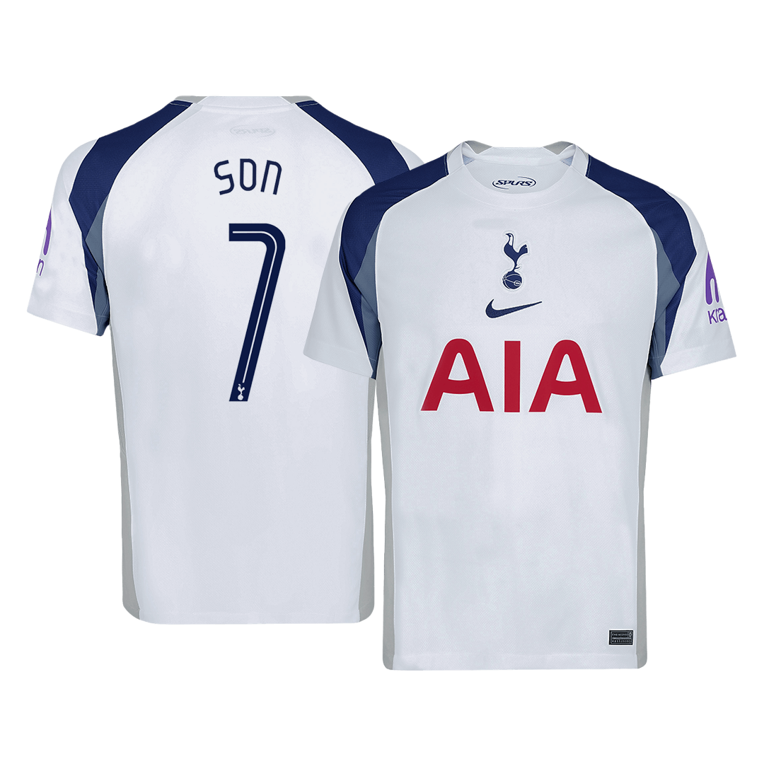 SON #7 Tottenham Hotspur Hjemme Hvit - UCL Herrer Fan-drakt 2025/26