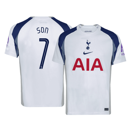 SON #7 Tottenham Hotspur Hjemme Hvit - UCL Herrer Fan-drakt 2025/26