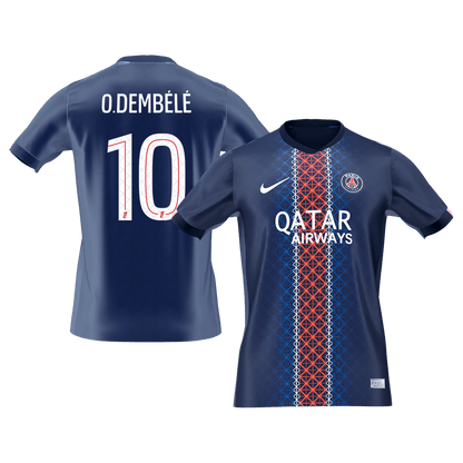 O.DEMBÉLÉ #10 PSG Hjemme Herrer Fan-drakt 2025/26