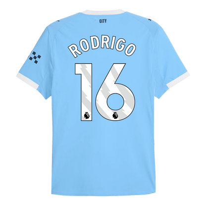 RODRIGO #16 Manchester City Hjemme Herrer Matchdrakt 2025/26