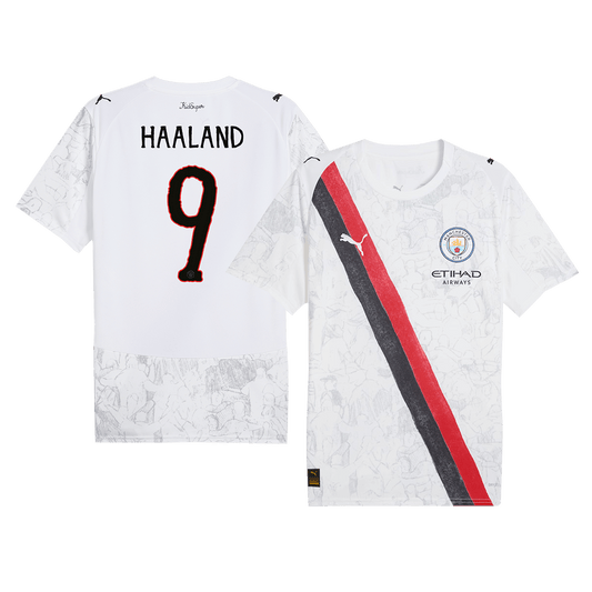 HAALAND #9 Manchester City KidSuper Herrer Fan-drakt 2025/26 – Klubb-VM