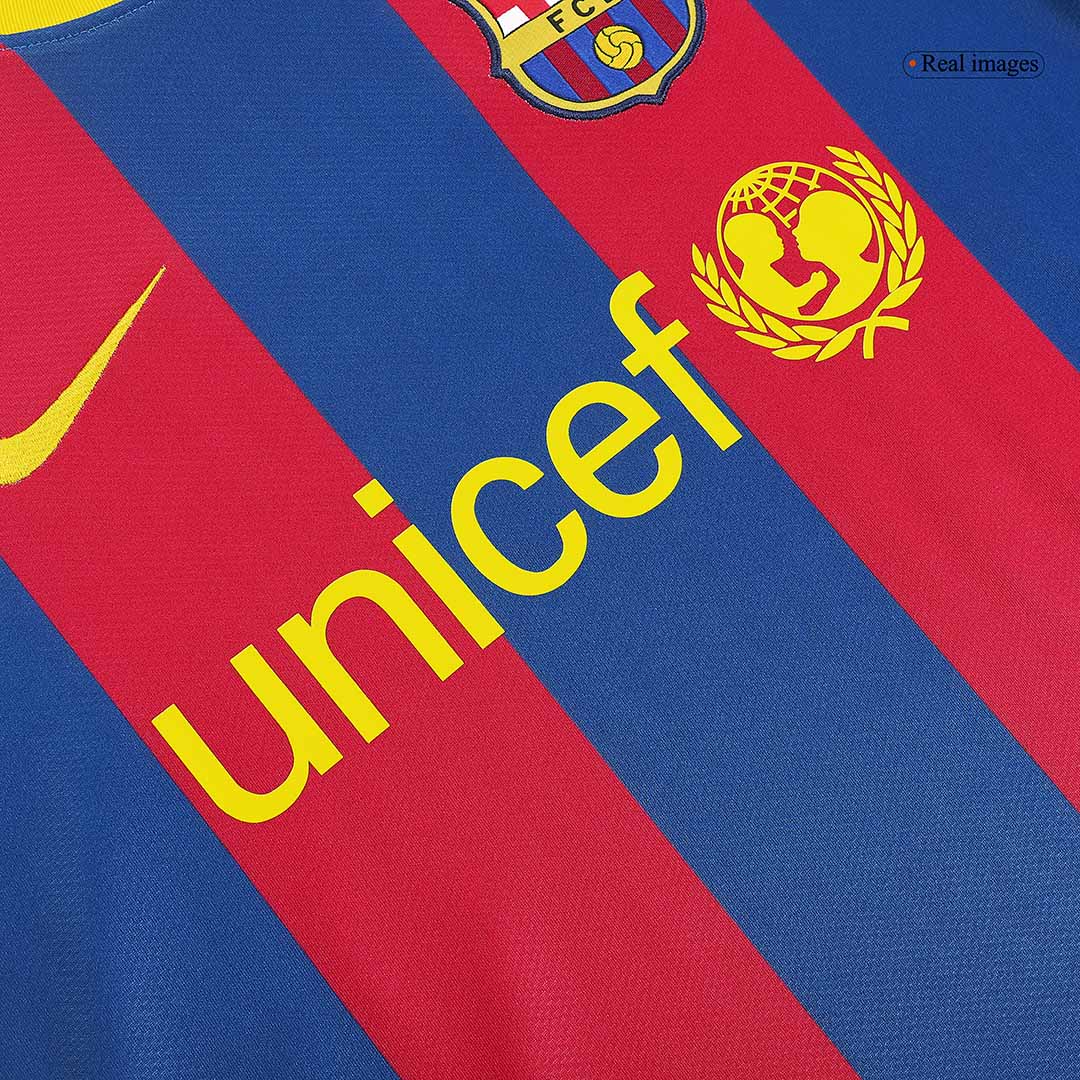 Messi #10 Barcelona 2010/11 Hjemme Retro drakt