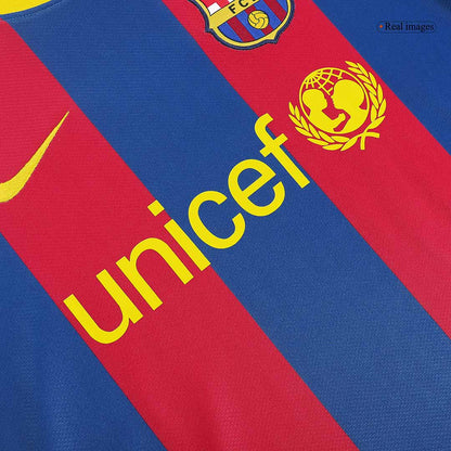 Messi #10 Barcelona 2010/11 Hjemme Retro drakt