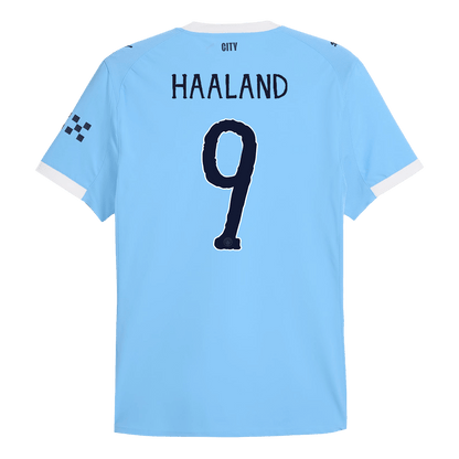 HAALAND #9 Manchester City Hjemme Herrer Matchdrakt 2025/26 – Klubb-VM