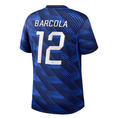 Frankrike Hjemme Herrer Fan-drakt BARCOLA #12 – VM 2026