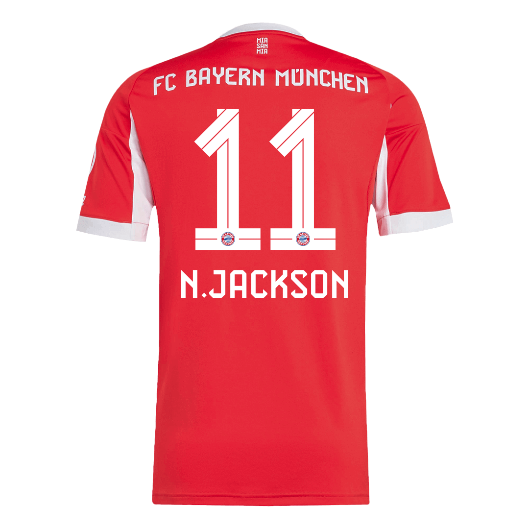 N.JACKSON #11 Bayern Munich Hjemme Herrer Fan-drakt 2025/26