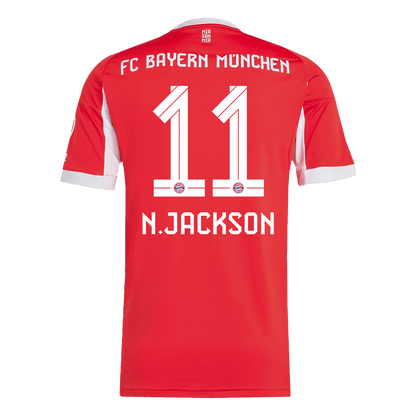 N.JACKSON #11 Bayern Munich Hjemme Herrer Fan-drakt 2025/26