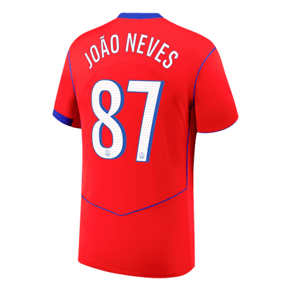 JOÃO NEVES #87 PSG Tredje Herrer Fan-drakt 2025/26
