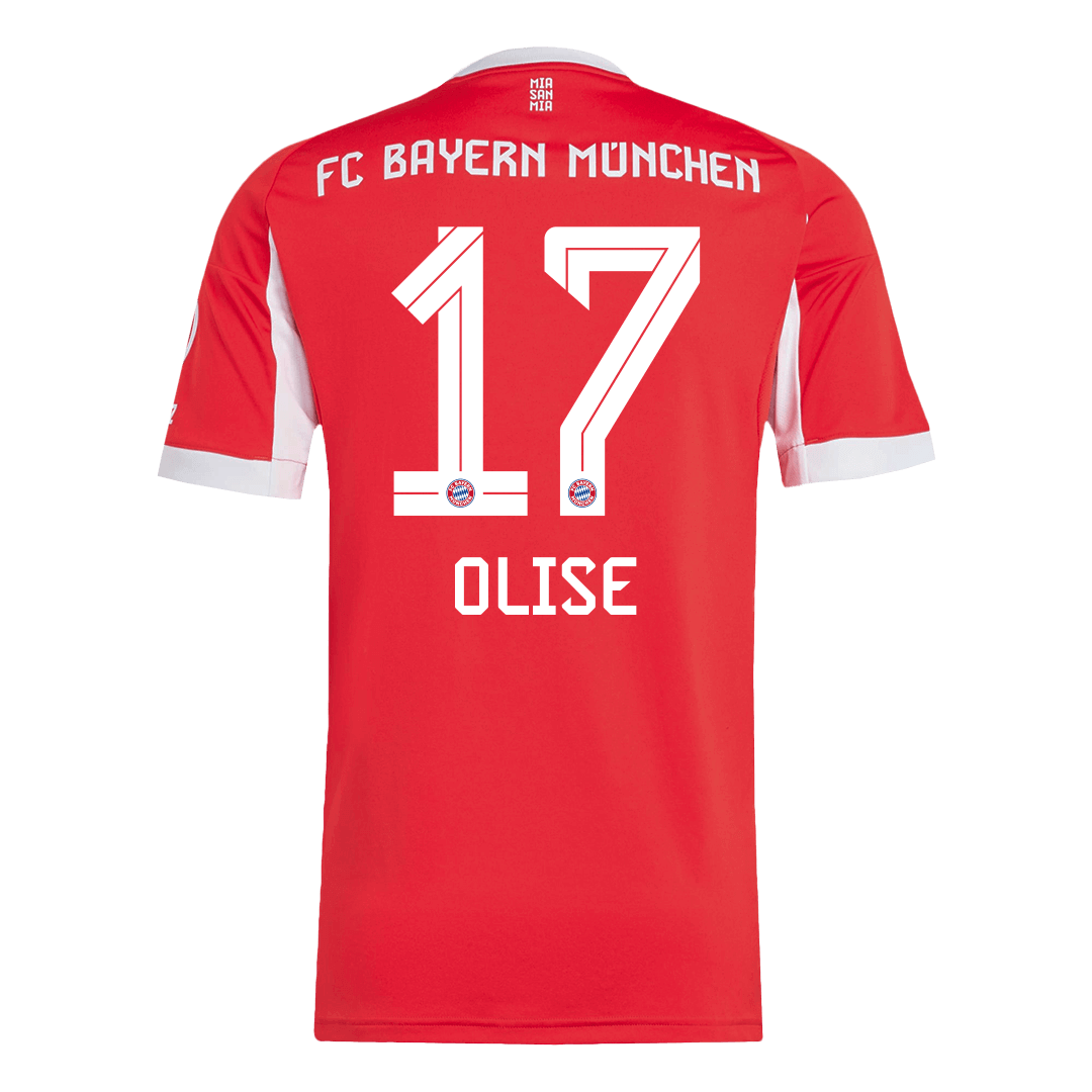 OLISE #17 Bayern Munich Hjemme Herrer Fan-drakt 2025/26