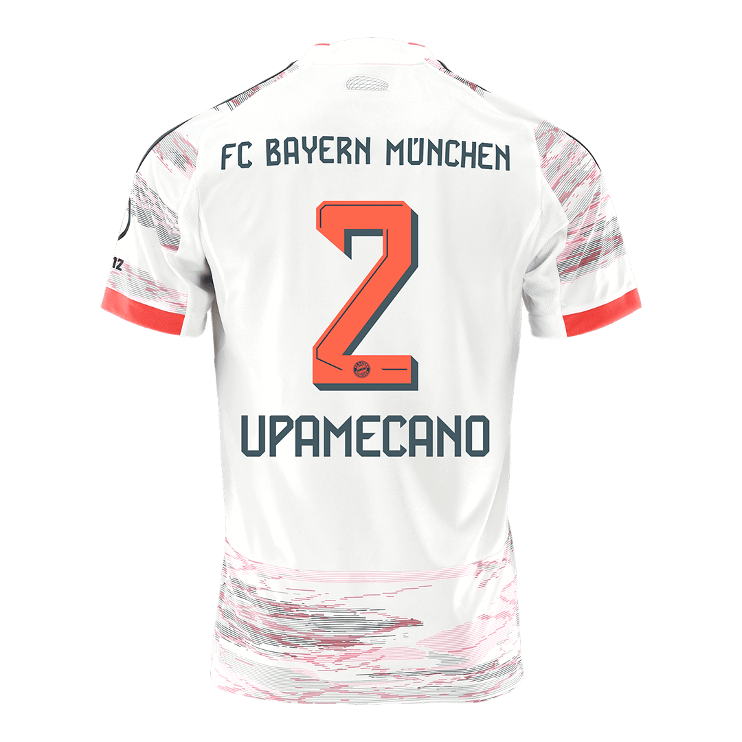 UPAMECANO #2 Bayern Munich Borte Herrer Fan-drakt 2025/26