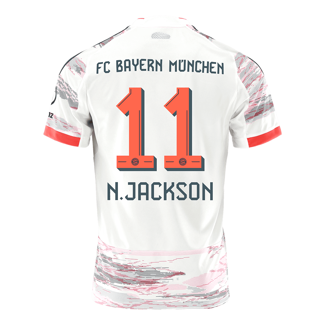 N.JACKSON #11 Bayern Munich Borte Herrer Fan-drakt 2025/26