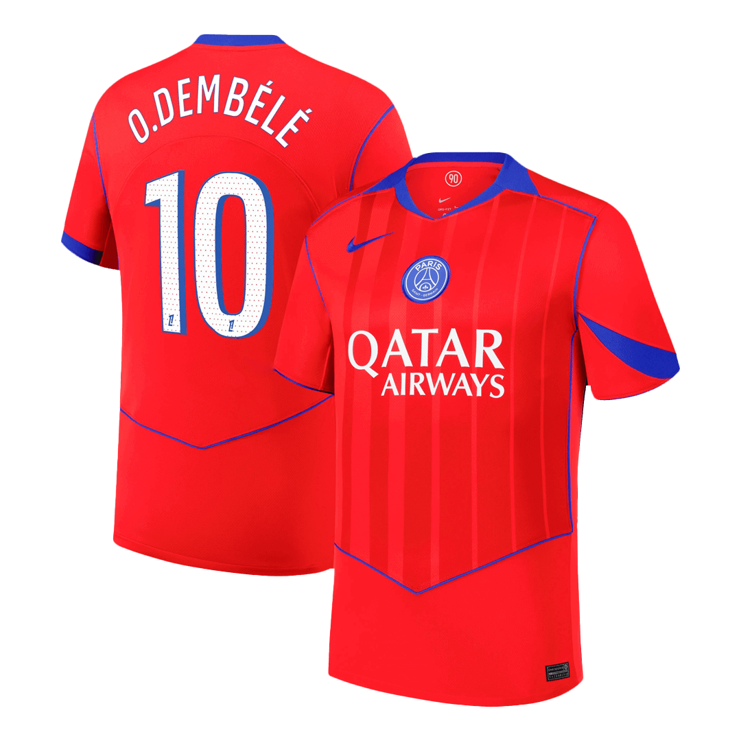 O.DEMBÉLÉ #10 PSG Tredje Herrer Fan-drakt 2025/26