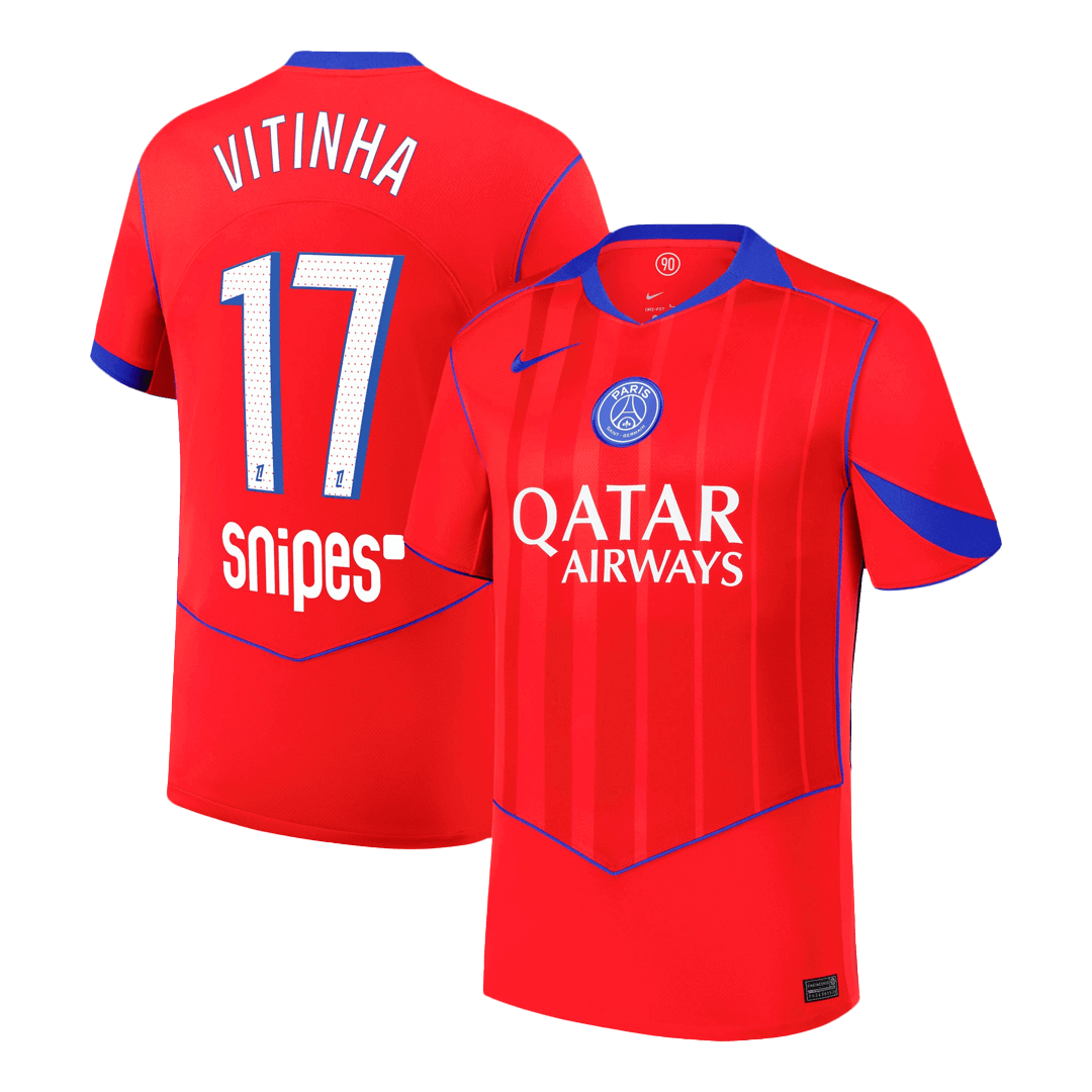 VITINHA #17 PSG Tredje Herrer Fan-drakt 2025/26