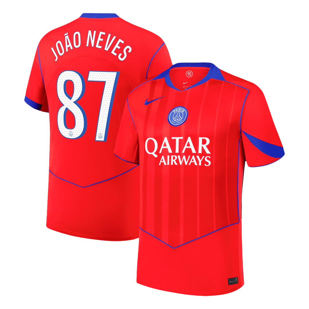 JOÃO NEVES #87 PSG Tredje Herrer Fan-drakt 2025/26