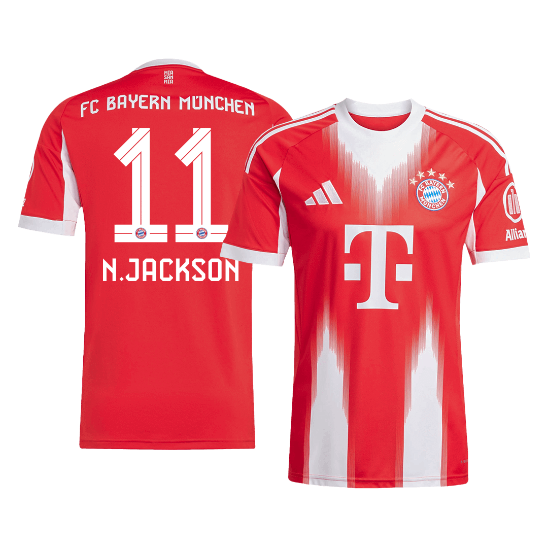 N.JACKSON #11 Bayern Munich Hjemme Herrer Fan-drakt 2025/26