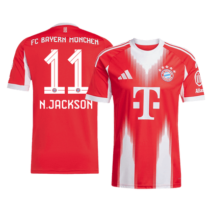 N.JACKSON #11 Bayern Munich Hjemme Herrer Fan-drakt 2025/26
