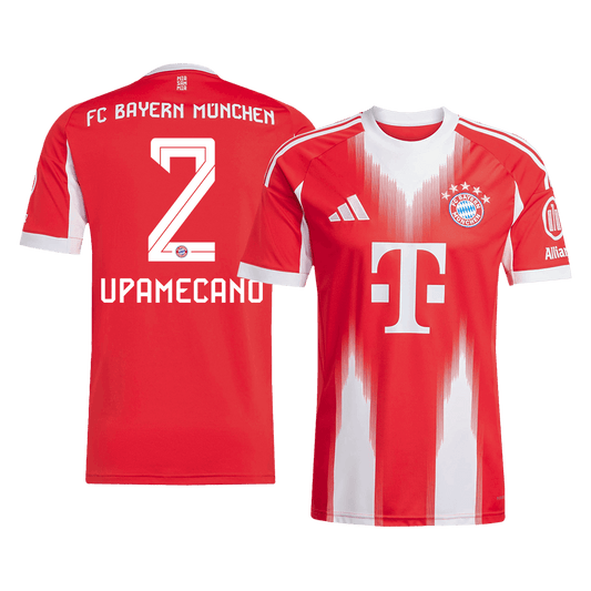 UPAMECANO #2 Bayern Munich Hjemme Herrer Fan-drakt 2025/26
