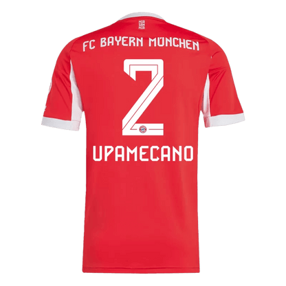 UPAMECANO #2 Bayern Munich Hjemme Herrer Fan-drakt 2025/26