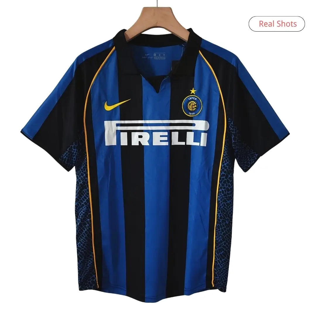 Ronaldo #9 Inter Milan 2001/02 Hjemme Retro drakt