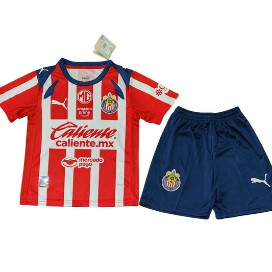 Chivas Hjemme Barn Drakt + Shorts 2025/26