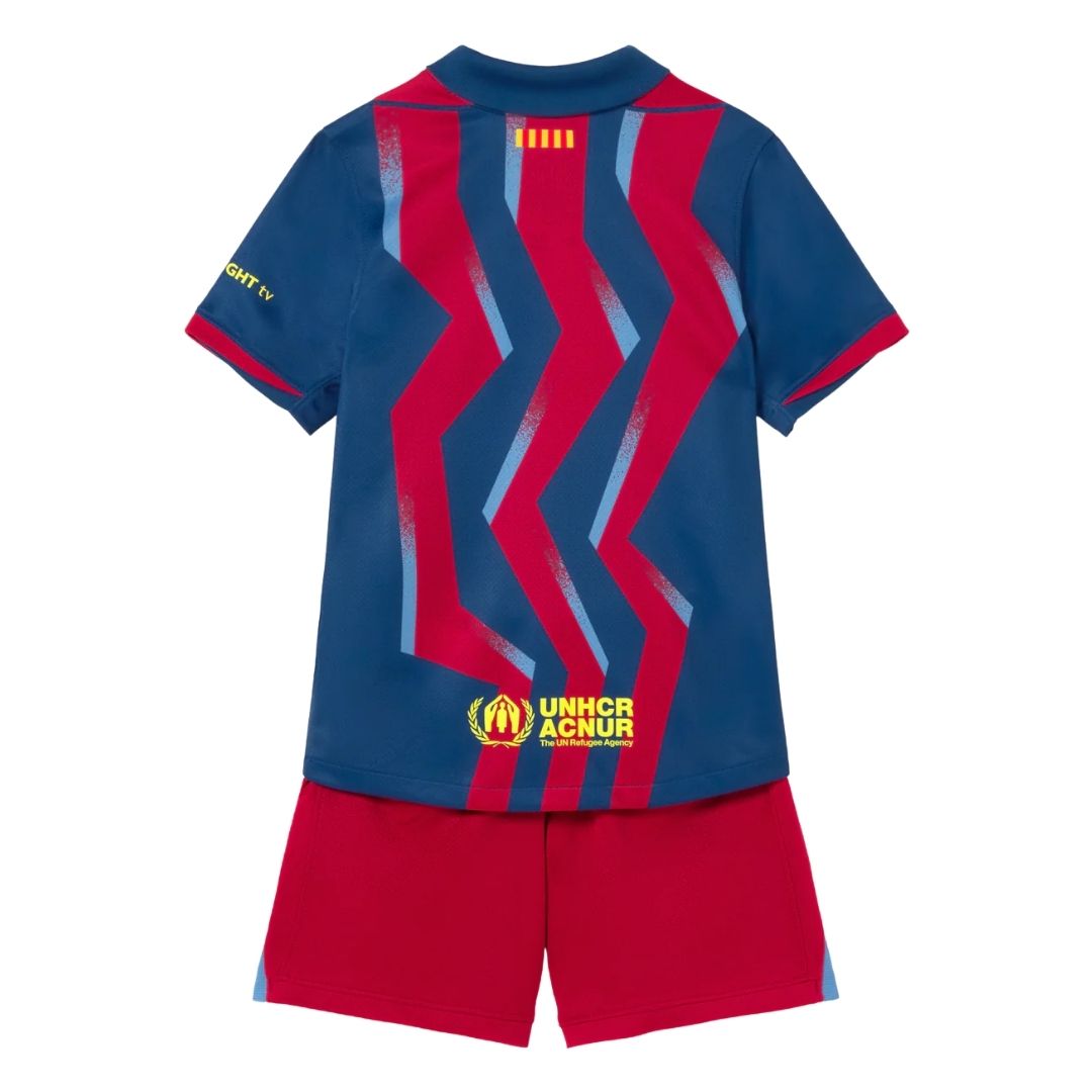 Barcelona Fjerde Barn Drakt + Shorts 2025/26