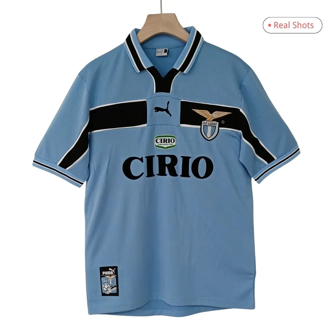 MANCINI #10 Lazio 1998/00 Hjemme Retro drakt