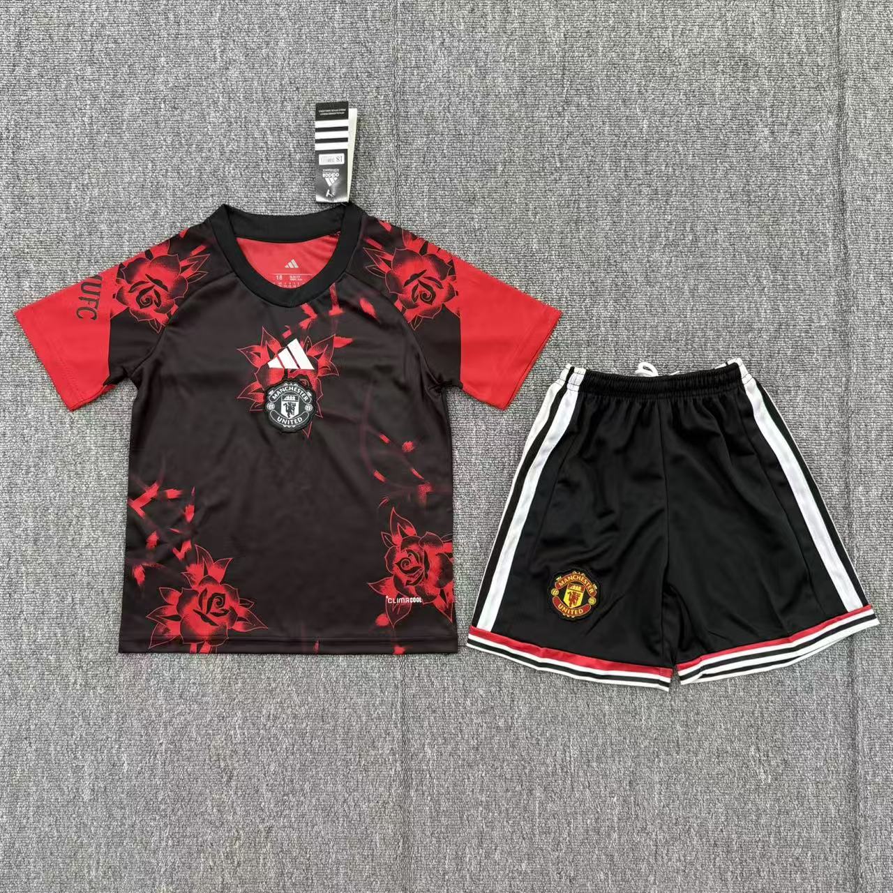 Manchester United Rose Oppvarming Barn Drakt + Shorts 2026/27