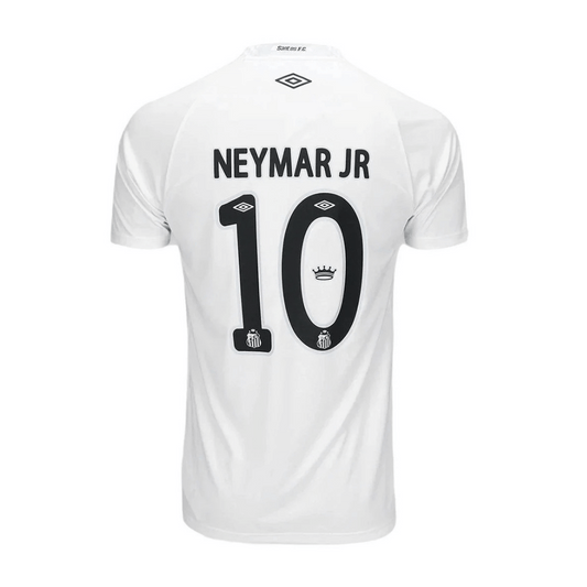 NEYMAR JR #10 Santos FC Hjemme Herrer Fan-drakt 2025/26