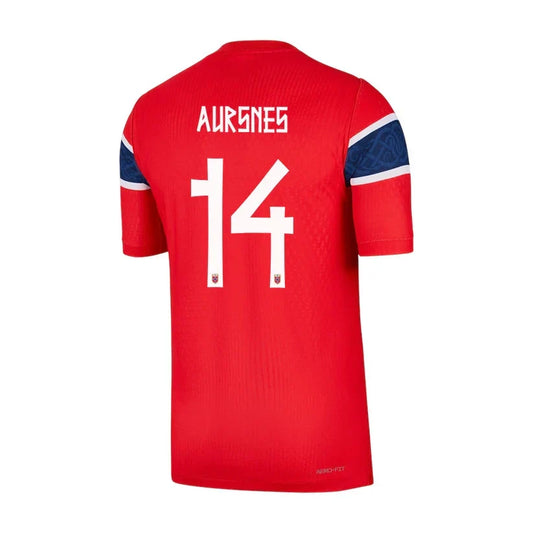 Norge Hjemme Herrer Fan-drakt Aursnes #14 – VM 2026