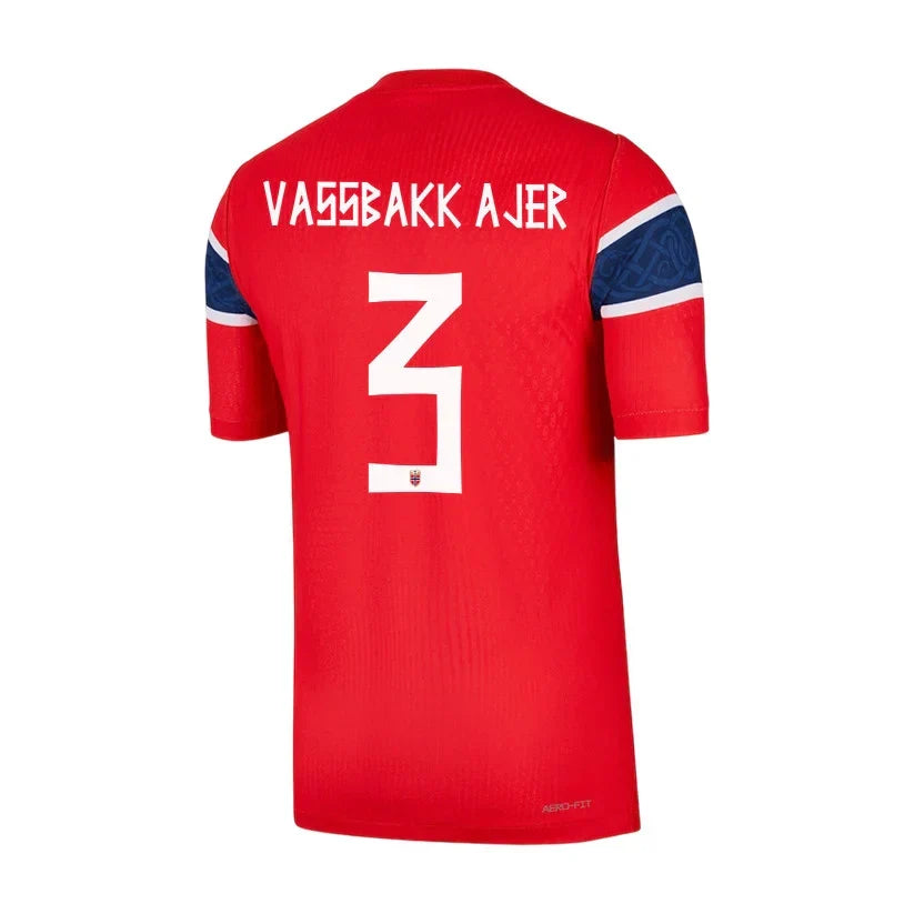 Norge Hjemme Herrer Fan-drakt Vassbakk Ajer #3 – VM 2026