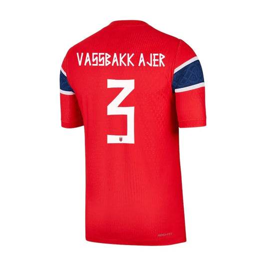 Norge Hjemme Herrer Fan-drakt Vassbakk Ajer #3 – VM 2026
