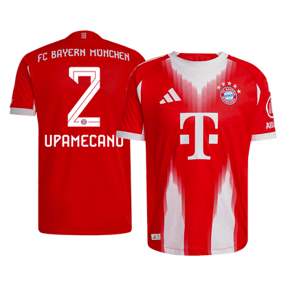UPAMECANO #2 Bayern Munich Hjemme Herrer Matchdrakt 2025/26
