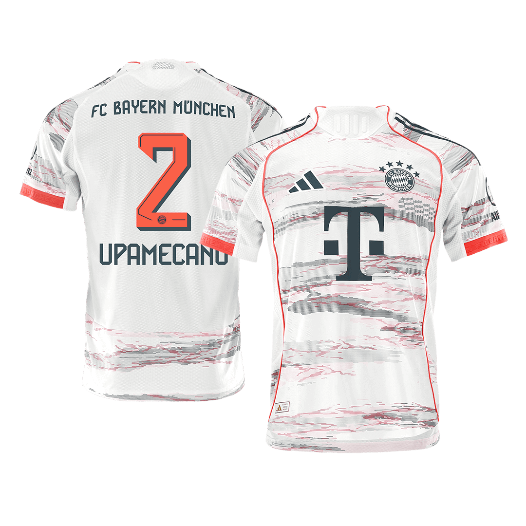 UPAMECANO #2 Bayern Munich Borte Herrer Matchdrakt 2025/26