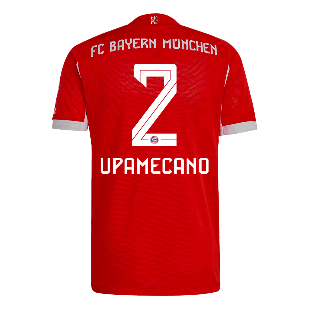 UPAMECANO #2 Bayern Munich Hjemme Herrer Matchdrakt 2025/26