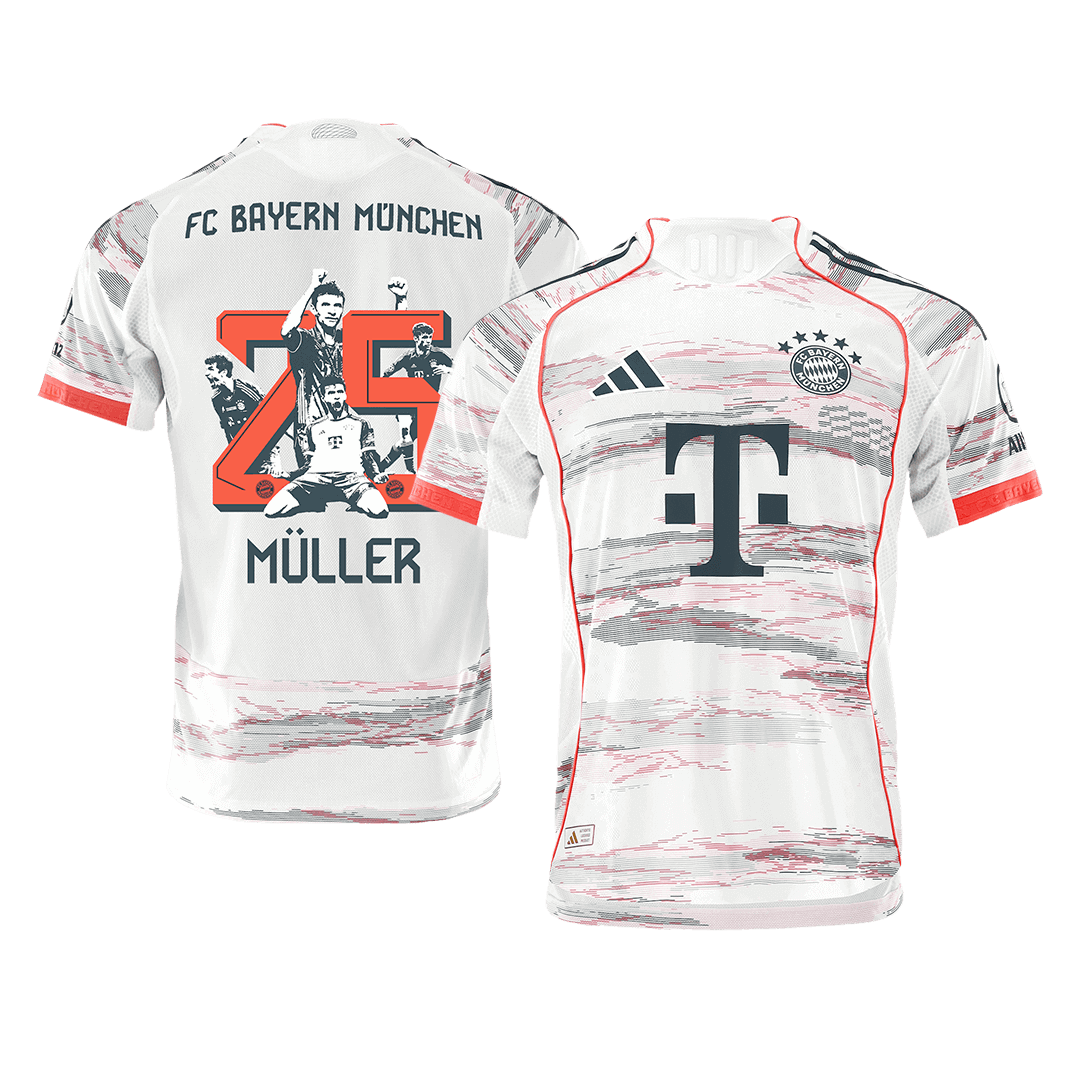MÜLLER Special #25 Bayern Munich Borte Herrer Matchdrakt 2025/26