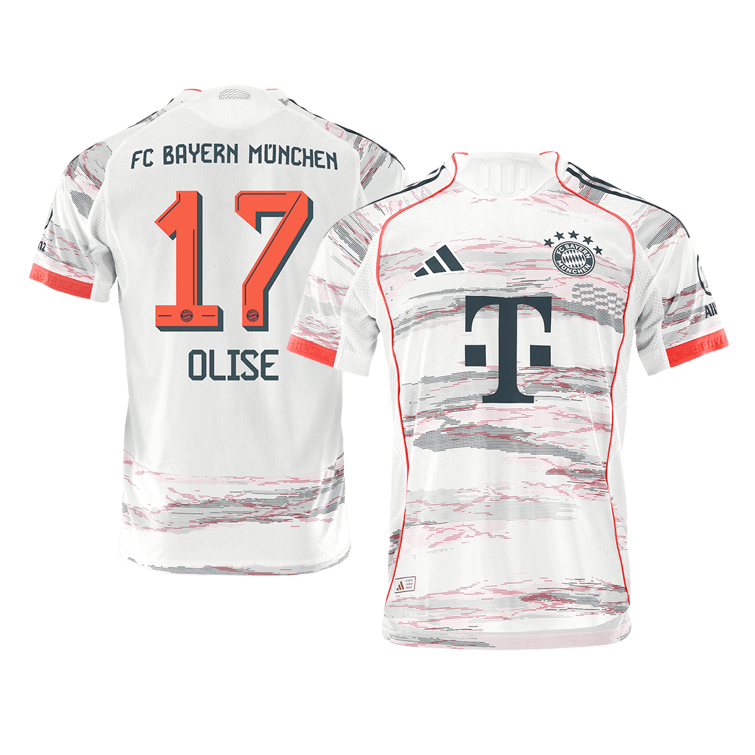 OLISE #17 Bayern Munich Borte Herrer Matchdrakt 2025/26